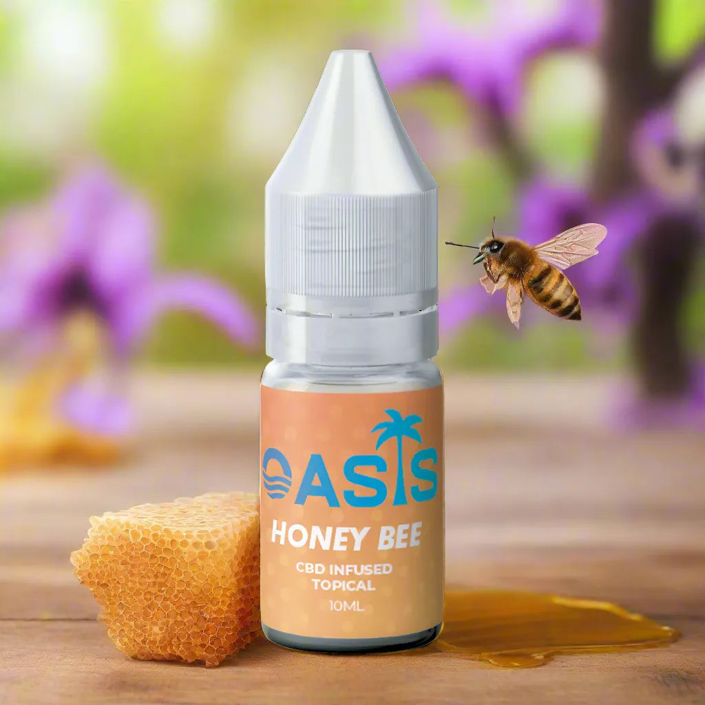 Oasis-Honey-Bee-CBD-Juice_39f8b8813c7663f0.jpg Oasis Honey Bee CBD Juice - 10ml - Image 1